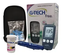 Comprar Kit Aparelho Medir Glicemia Glicose Diabetes G-tech Free1