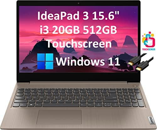 Laptop Lenovo Ideapad 3 15.6 Hd Touchscreen Intel 11th Gen