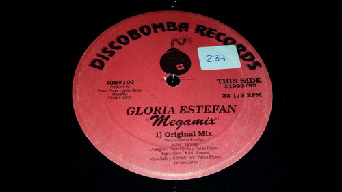 Gloria Estefan Go Away Vinilo Maxi Con Megamix 1993