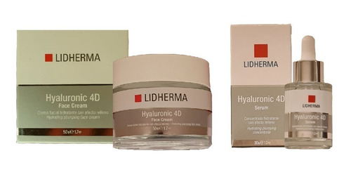 Lidherma Kit Hyaluronic 4d Serum + Crema Facial Hialuronico