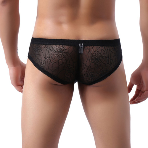 Bragas En Forma De L Para Hombre, Calzoncillos De Encaje
