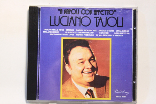 Cd - Luciano Tajoli - A Napoli Con Affetto/canções Italianas