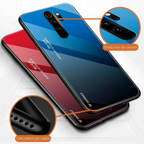 Funda Huawei P Smart Y6 Y7 Y9 2019 Cristal Case Aurora Lujo