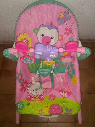 Imagen 2 de 10 de Silla Mecedora Fisher Price Crece Conmigo De Niña.