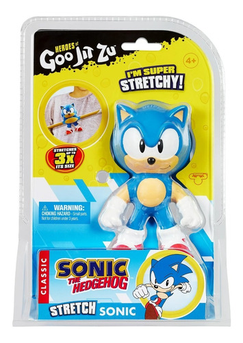 Héroes De Goo Jit Zu Sonic El Erizo Super Elástico Original