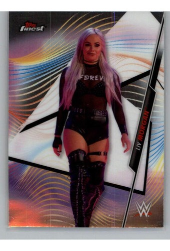 2020 Finest Wwe Wrestling 21 Liv Morgan Raw Tarjeta Comercia