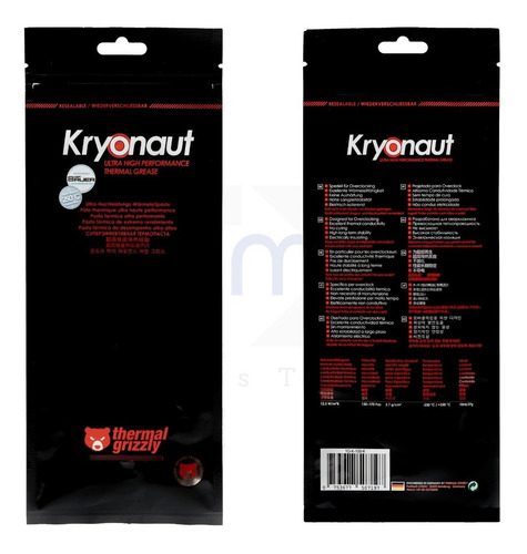 Imagem 9 de 10 de Pasta Térmica Thermal Grizzly Kryonaut 37g