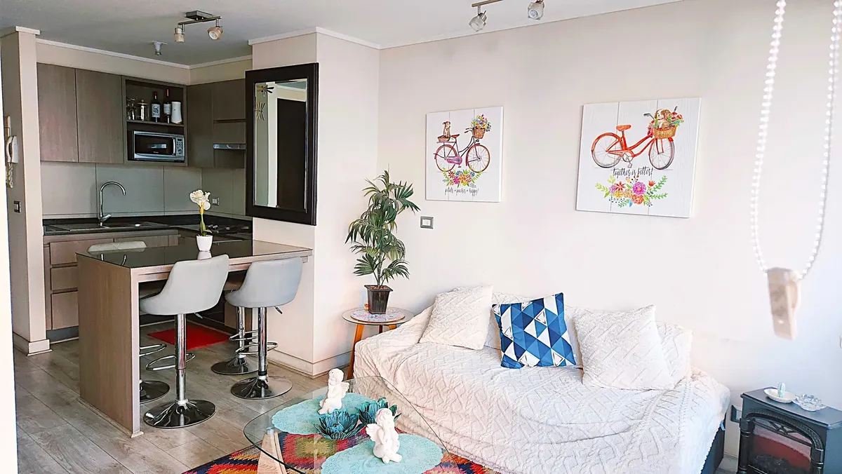 Imagen 1 de 26 de Vendo Depto 1d/1baño/est/ Cerca Barrio Italia (160540)