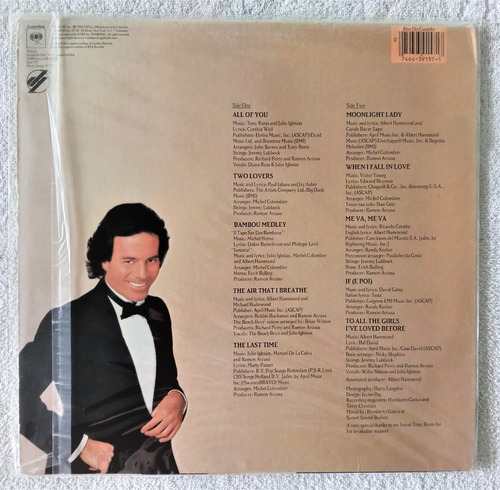 Julio Iglesias Lp 1100 Bel Air Place (Usado)