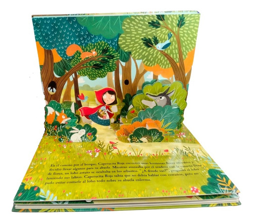 Caperucita Roja Libro Pop Up 6 Escenarios