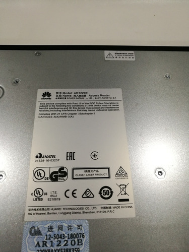 Router Empresarial Huawei Ar1220e