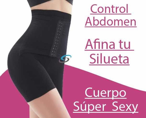 Imagen 8 de 10 de Panty Faja Short Reductora Moldeadora Doble Compresión G 114