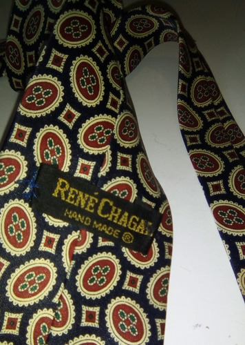 Corbata Seda Diseño René Chagal .. (Usado)