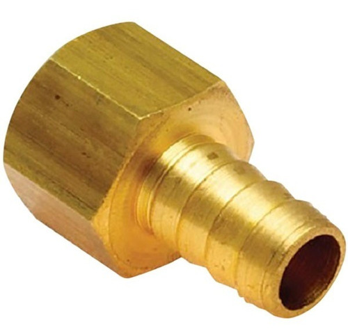 Conector De Bronce Manguera Espiga X Npt 1/2 X 3/8.   