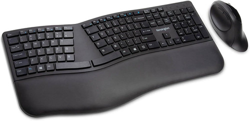 Teclado Y Mouse Inalámbricos Ergonómicos Kensington Pro Fit 