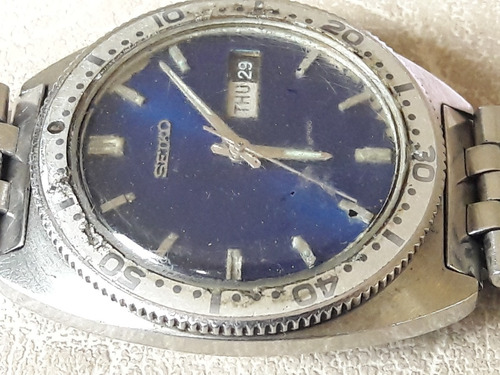 Relógio Antigo Seiko 6106-8100 Automático Water 70 Prof Raro