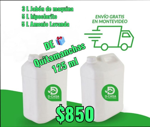 Jabon De Maquina - Hipoclorito- Amonio + Quitamanchas