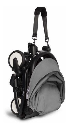 Imagen 3 de 4 de Cochecito de paseo Babyzen Yoyo² +6 2020 grey con chasis color negro