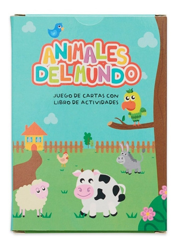 Cartas Didácticas Con Libro Actividades Animales Del Mundo