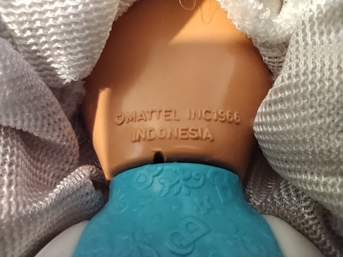 Antigua Muñeca Barbie Original Mattel 1966 Cn Vestido Blanco (Usado)