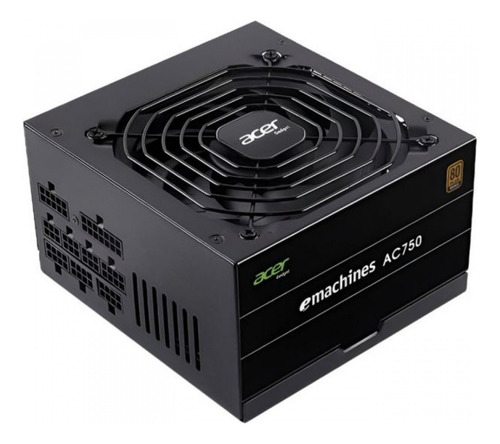 Fonte Acer 750w Ac750 80 Plus Bronze Full Modular Cor Preto 127/220V