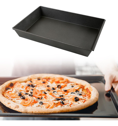 Pizza Rectangular Partitura De Plato 35.4cmx25.4cmx5cm