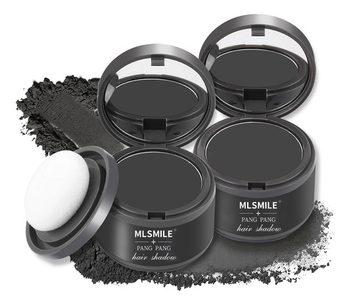 2 Kit Polvo Maquillaje De Fibra Capilar Cubre Raíz Cabello