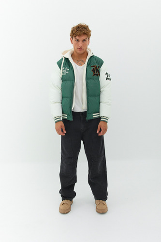 Campera Universitaria Hombre Puffer Importada I Am