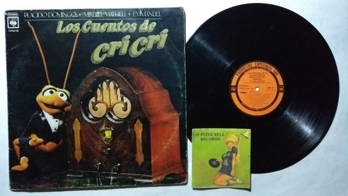 Cuentos De Cri Cri Lp Emmanuel Mireille Mathieu Placido Dom