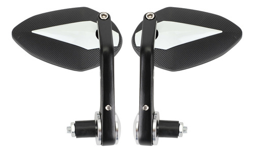 Z Extremo Manillar Blanco Espejos Para Buell Lightning
