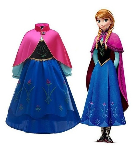 Disfraz Vestido Frozen Anna