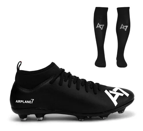 Chuteira Botinha A7 + Meião Preto
