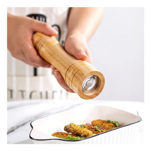 Moedor De Pimenta Grãos Secos Tempero Sal Triturador Manual
