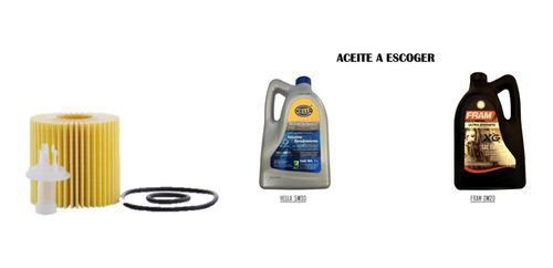 Kit Cambio Aceite Toyota Sienna 3.5 2011 - 2020 C/aceite