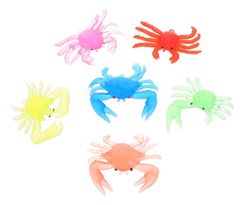 12 Minianimales Marinos De Simulación De Cangrejos Con Forma