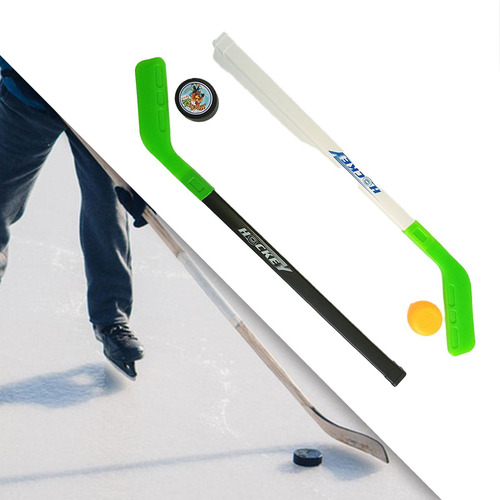Juego De Palos De Hockey Para Niños, Con 2 Palos Y 2