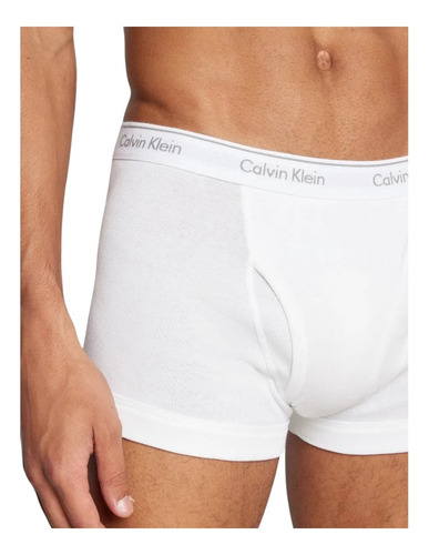 Boxer Calvin Klein Cotton 3pk Trunk Hombre - Original