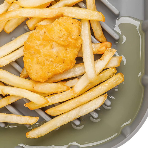 Forros Cuadrados De Silicona Para Freidora Air Fryer, 3 Unid