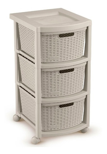 Cajonero Organizador 3 Niveles Rattan Rimax Envio Ya