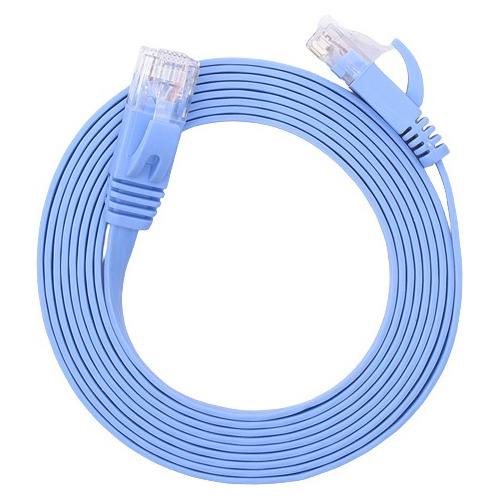 Cable Red Plano Categoria 6 Cat6 Rj45 Utp Ethernet 10 Metros