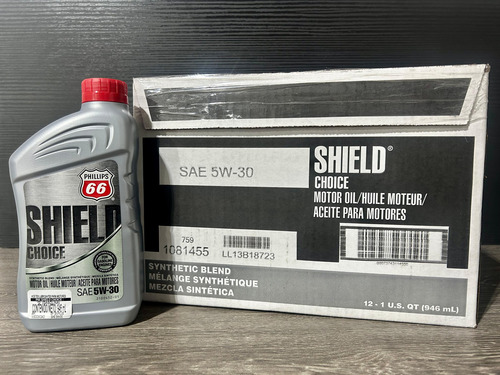 (12 Pzas) Aceite Para Motor Sintético. Choice 5w-30