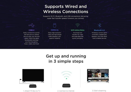 Xiaomi Mi Box S Android Tv Con Google Assistant Streaming