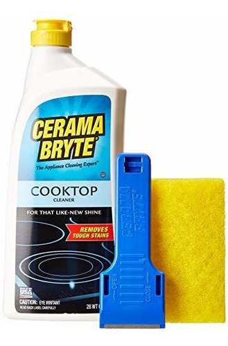 Limpiador De Vitroceramica Cerama Kit Raspador Y Almohadilla