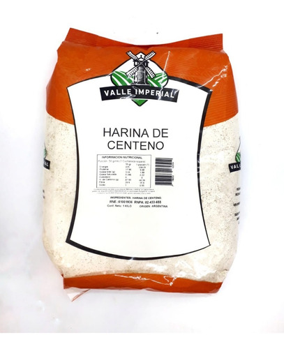 Harina De Centeno 1 Kg Marca: Valle Imperial