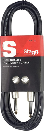 Cable Plug Plug Stagg Sgc6dl Standard 6 Mm De 6 Mts
