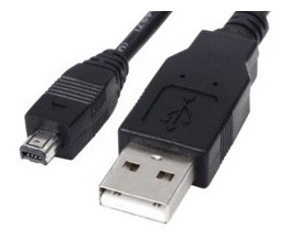 Imagen 4 de 6 de Cable Usb Mp4 Mp3 iPod Mini Usb 4 Pines Audio Video Datos