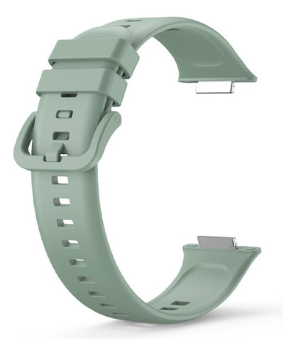 Pulseira De Silicone Colorida Para Huawei Watch Fit 2 Cor Verde-claro