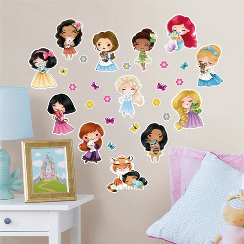 Stickers Decorativos Princesas Baby Disney Funko Color Multicolor