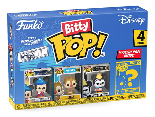 Funko Bitty Pop 4 Pack Disney Mickey Mouse Figura Sorpresa