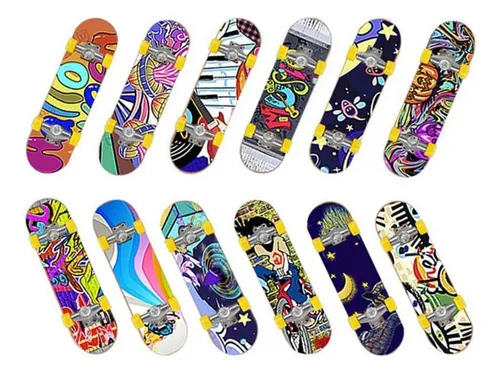Fingerboard - Skate De Dedo Profissional Rodinhas Rolamento